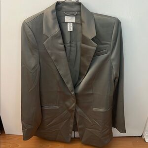 H&M Elegant Green Women's Blazer